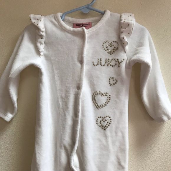 Juicy Couture footed one piece - Picture 3 of 7